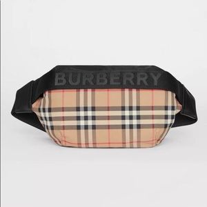 NWT Burberry Vintage Check Beltbag Crossbody